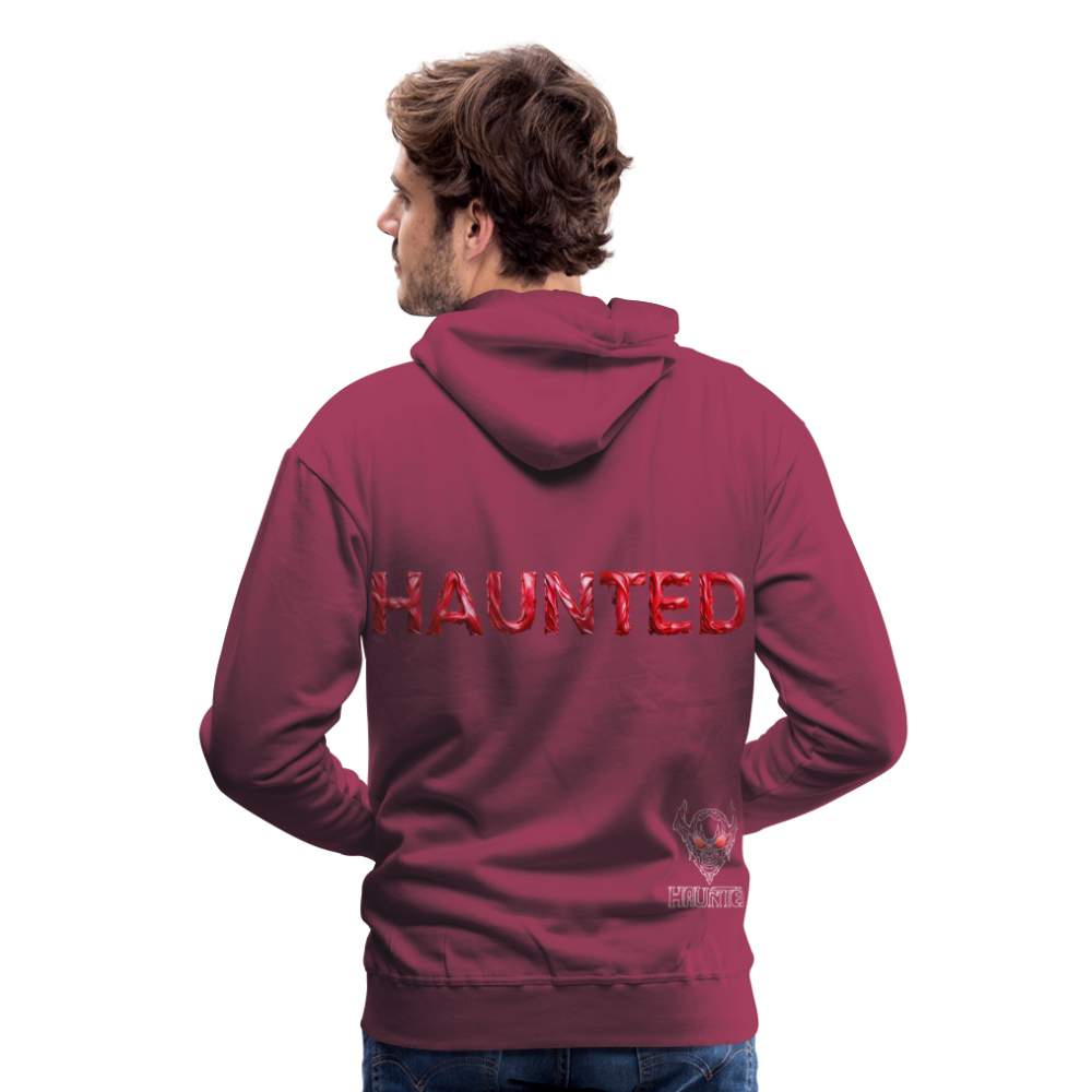 Men Hoodie Crimson Silk Blaze - Bordeaux