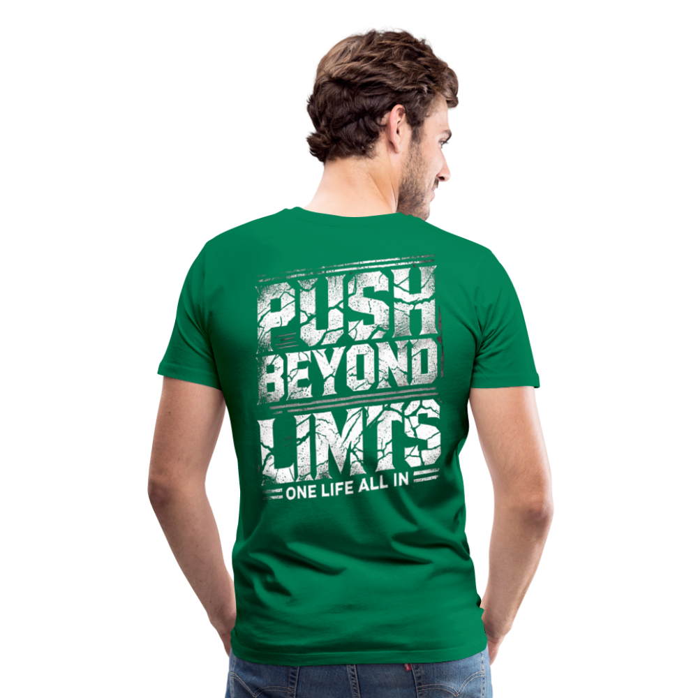 Men T-Shirt Push Beyond Limits - Kelly Green
