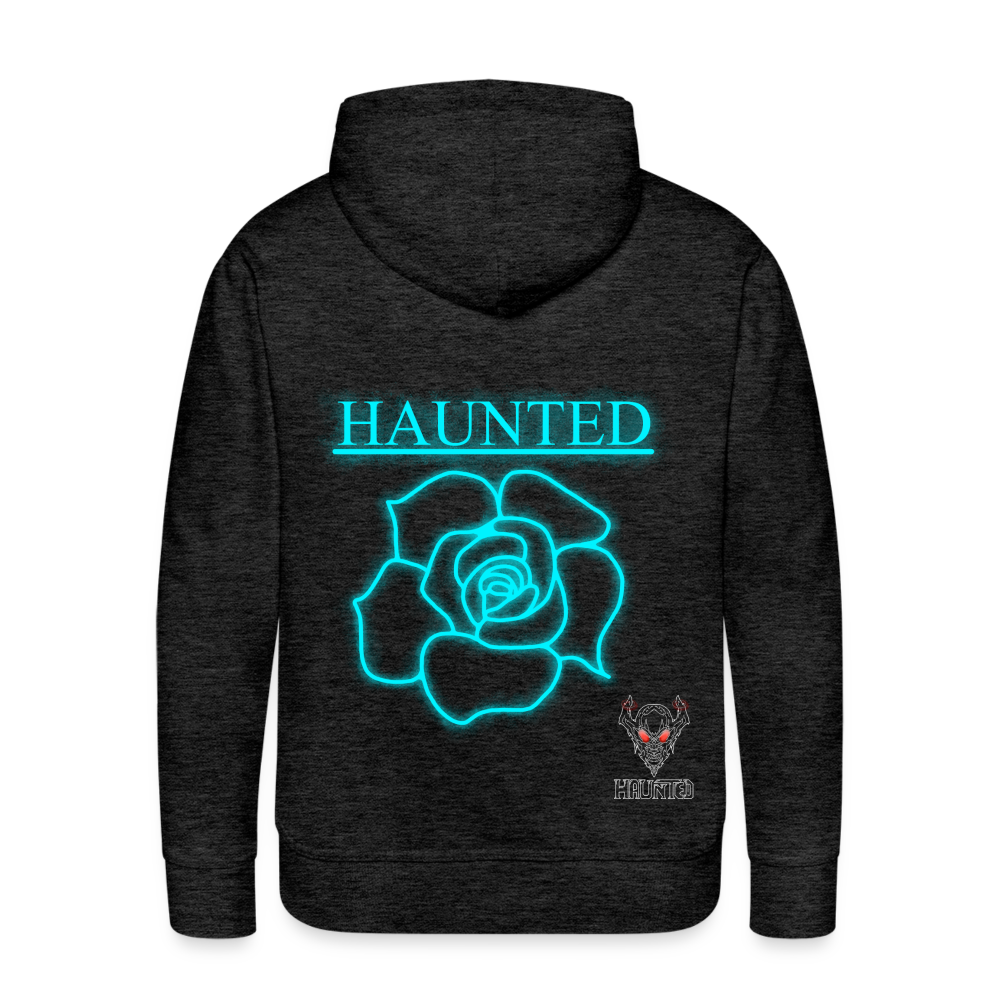 Men Hoodie Original Neon Rose - Anthrazit