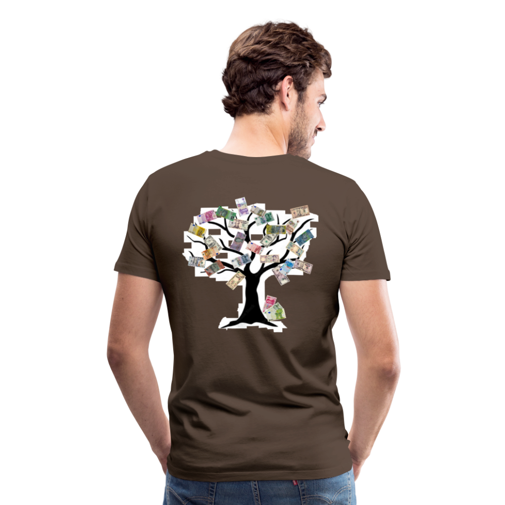 Men T-Shirt Money Tree - Edelbraun