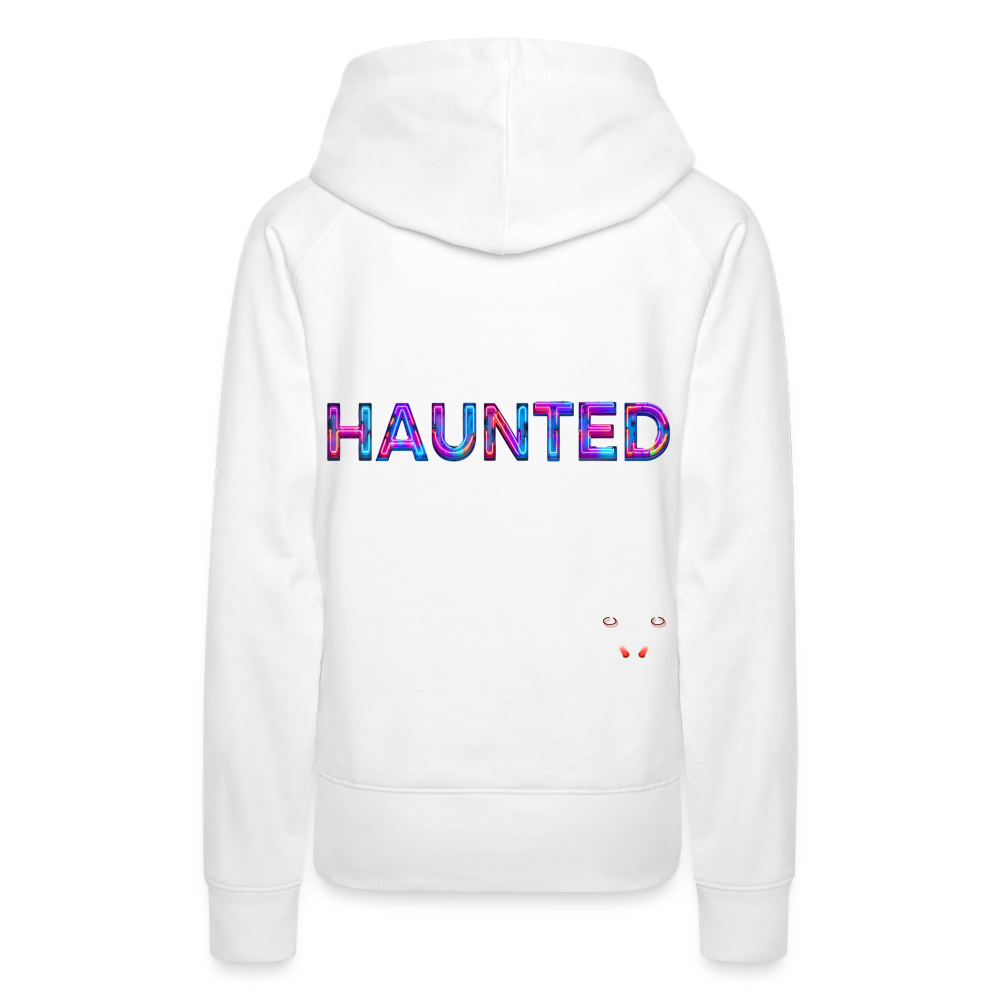 Women Hoodie Neon Pulse Energy - Weiß