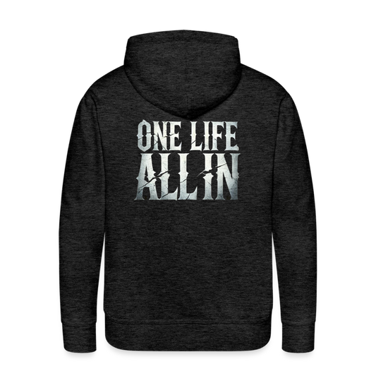 Men Hoodie One Life All In - Anthrazit