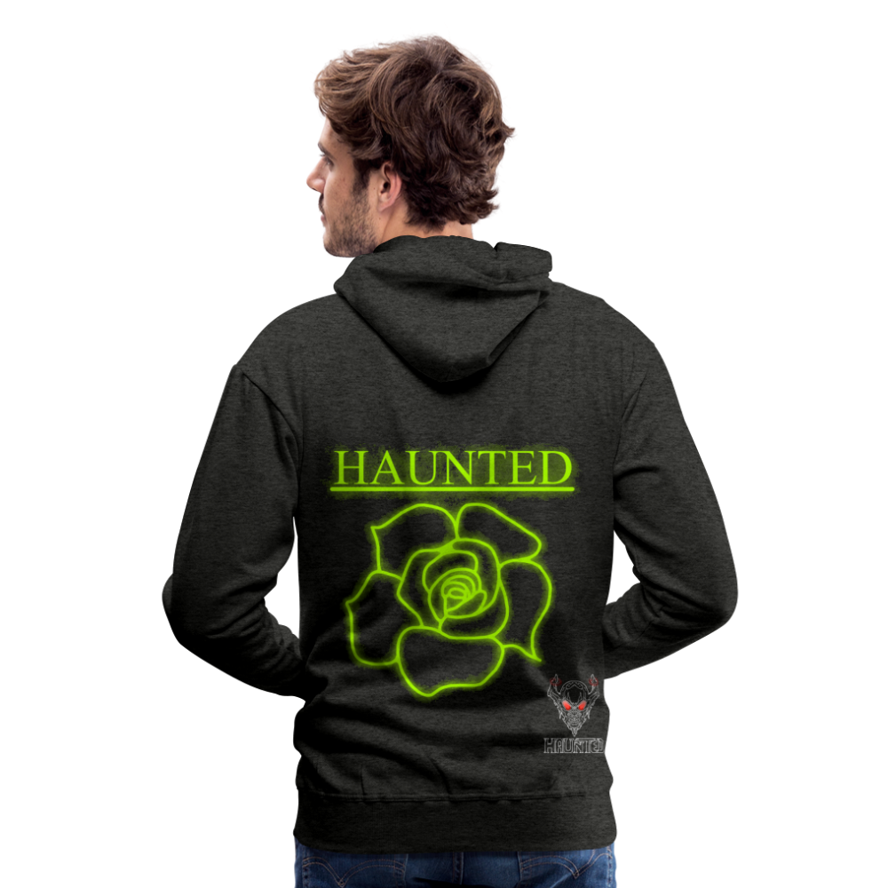 Men Hoodie Poison Neon Rose - Anthrazit