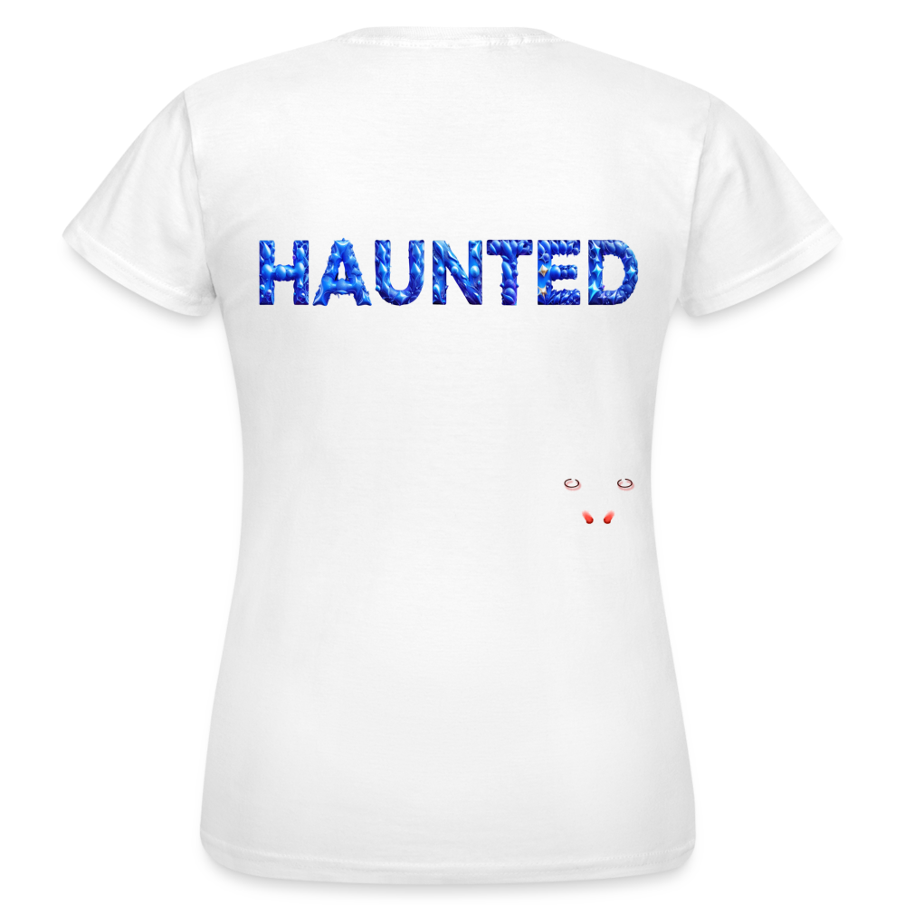 Women T-Shirt Sapphire Night Glow - Weiß
