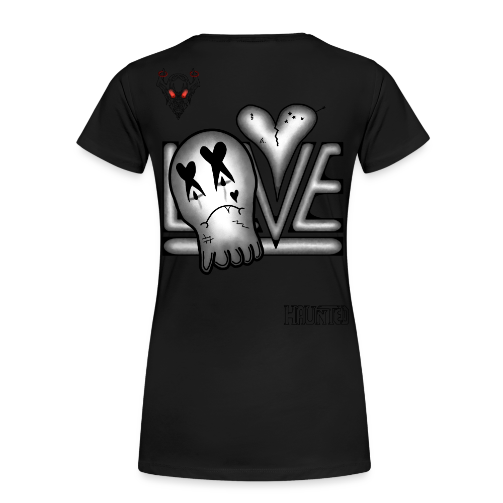 Woman T-Shirt LOVE - Schwarz