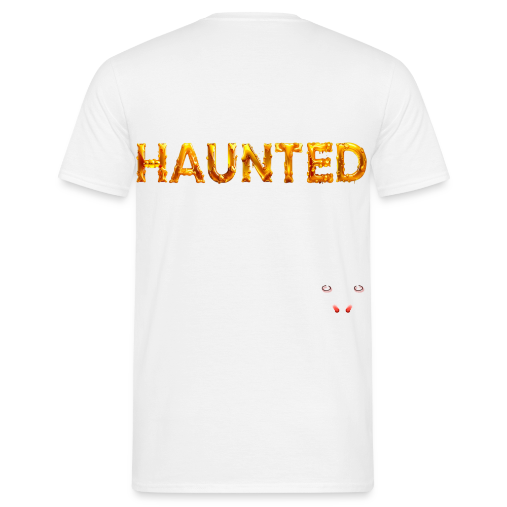 Men T-Shirt Golden Nectar Glow - Weiß