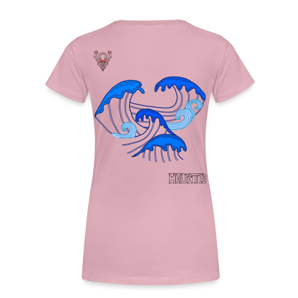 Woman T-Shirt Waves clean Dark - Hellrosa