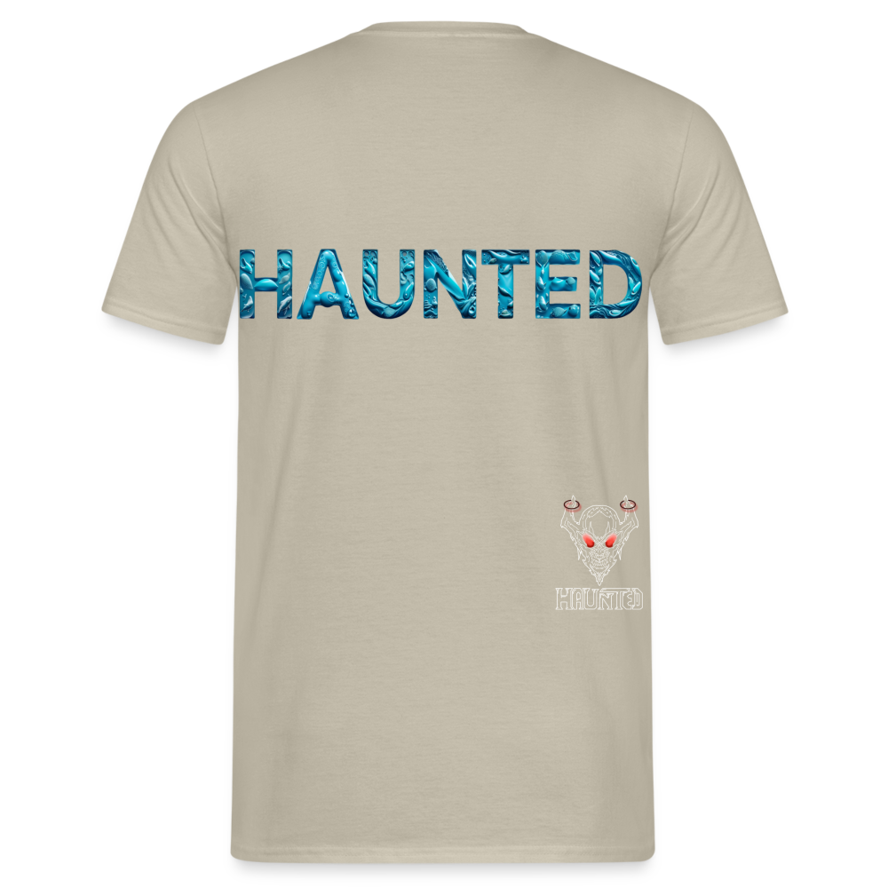 Men T-Shirt Aqua Depth Elixir - Sandbeige