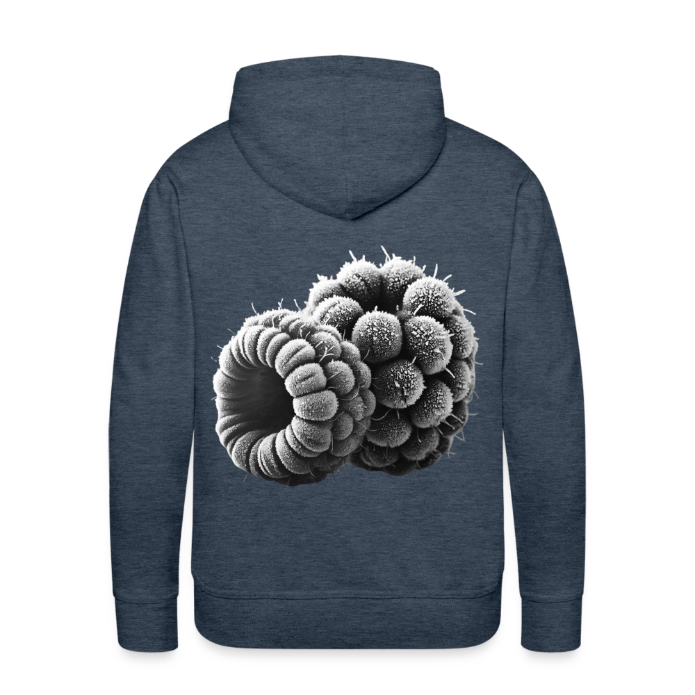 Men Hoodie Frozen Berries - Jeansblau