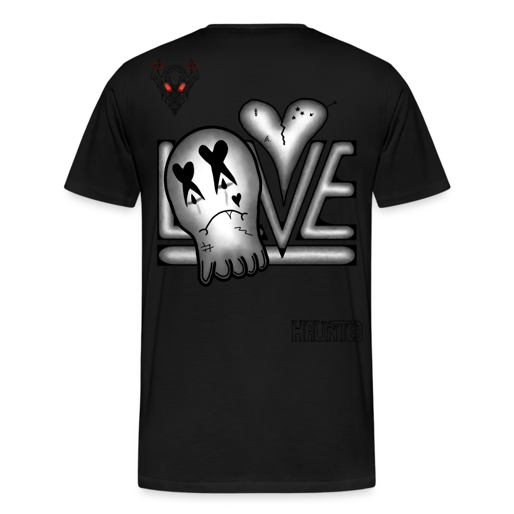 Man T-Shirt LOVE - Schwarz