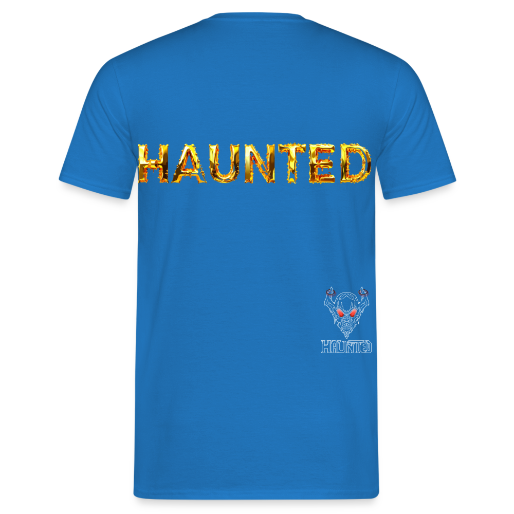 Men T-Shirt Molten Gold Luxe - Royalblau