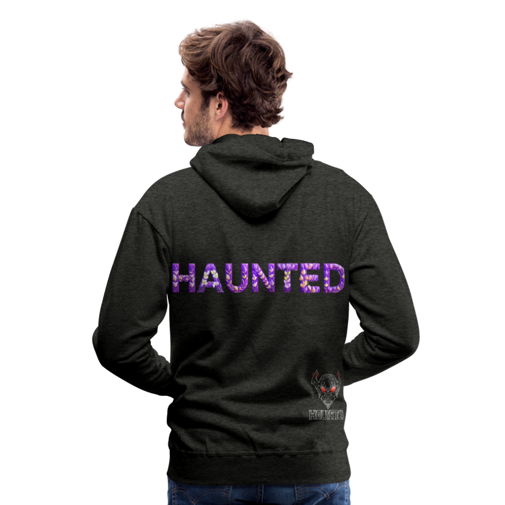 Men Hoodie Lavender Bloom Essence - Anthrazit