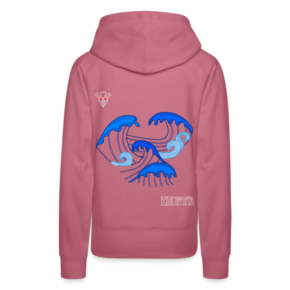 Woman Hoodie Waves clean Light - Malve