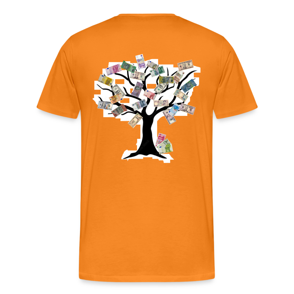 Men T-Shirt Money Tree - Orange