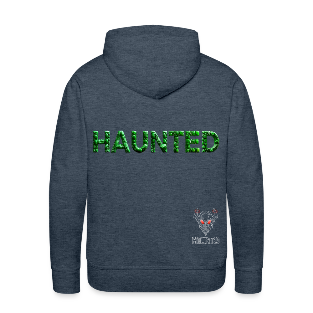 Men Hoodie Emerald Gem Elixir - Jeansblau