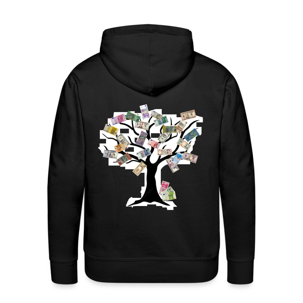 Men Hoodie Money Tree - Schwarz