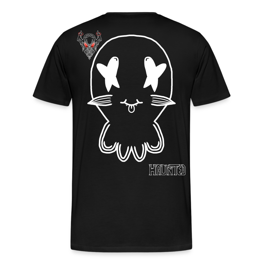 Man T-Shirt Ghost No Doodle Light - Schwarz