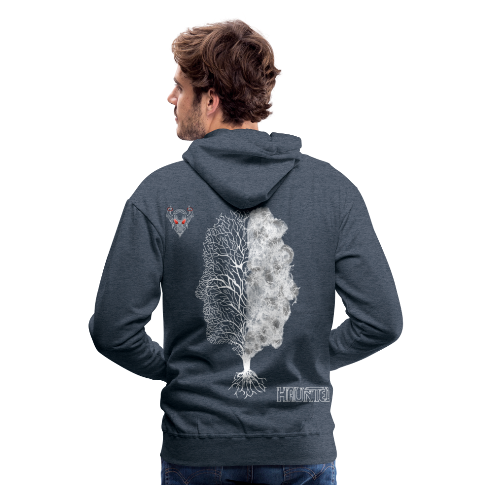 Man Hoodie Dead or Alive - Jeansblau