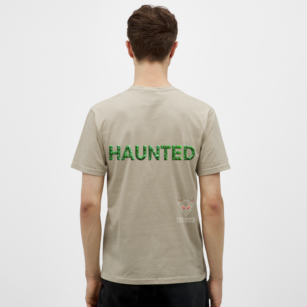 Men T-Shirt Emerald Gem Elixir - Sandbeige