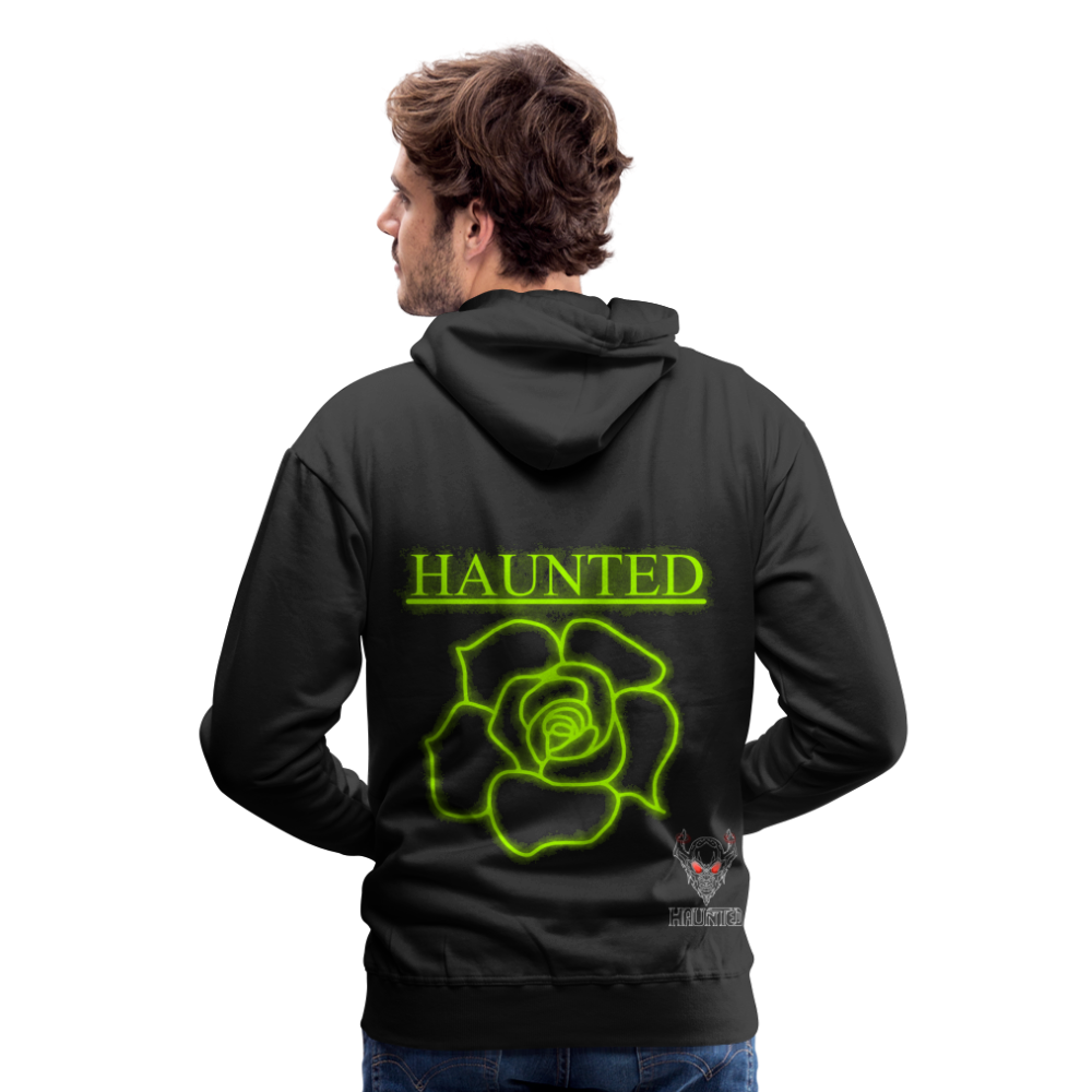 Men Hoodie Poison Neon Rose - Schwarz