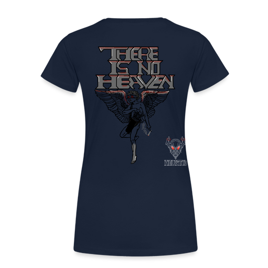 Woman T-Shirt There Is No Heaven bloody - Navy