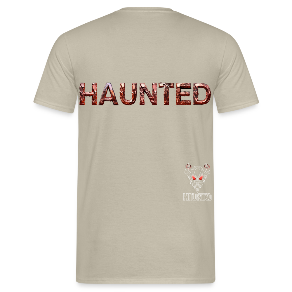 Men T-Shirt Forged Ember Steel - Sandbeige
