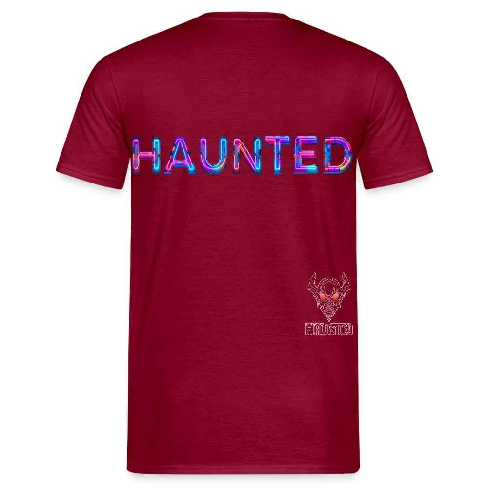 Men T-Shirt Neon Pulse Energy - Ziegelrot