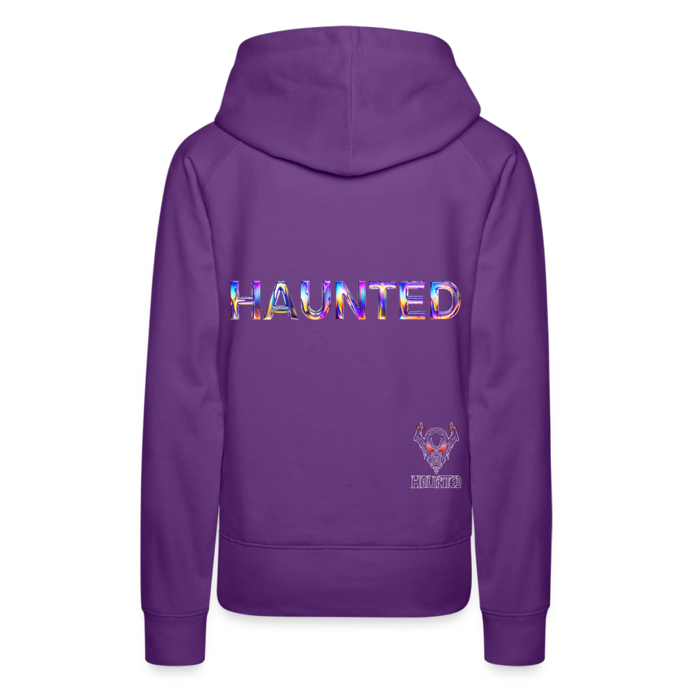 Women Hoodie Prism Glow Essence - Purple