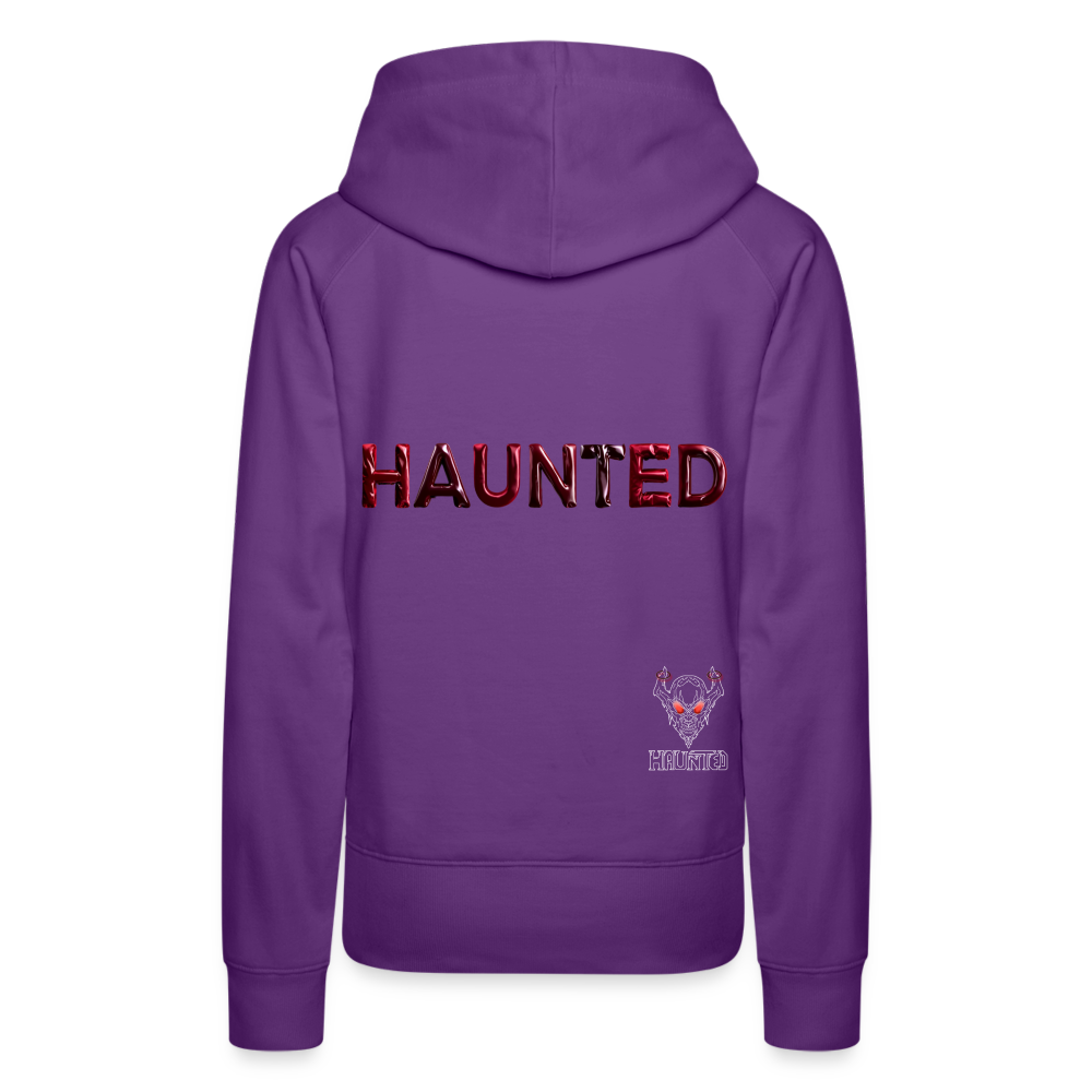 Women Hoodie Crimson Velvet Glow - Purple