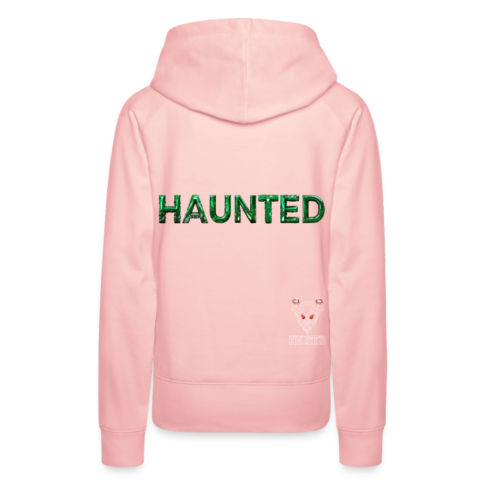 Women Hoodie Mystic Emerald Dew - Kristallrosa