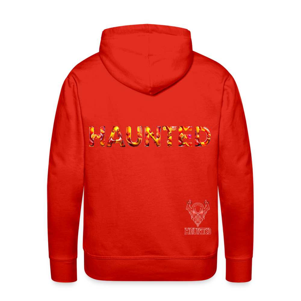 Men Hoodie Citrus Sunset Splash - Rot