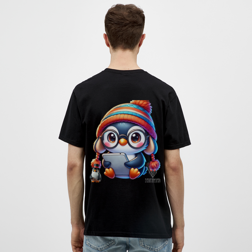 Men T-Shirt KasPenguin with Pad - Schwarz
