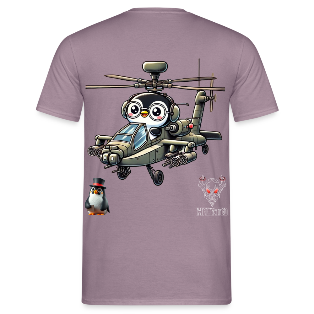 Men T-Shirt KasPenguin in Apache - Lilagrau 