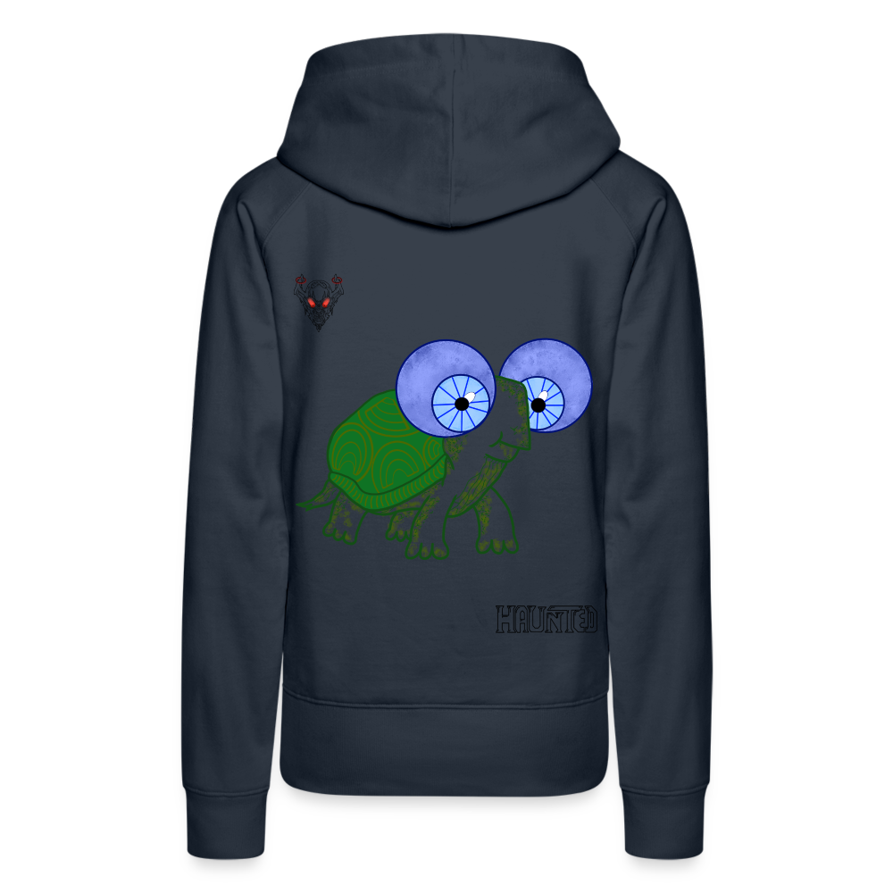 Woman Hoodie Turtle - Navy