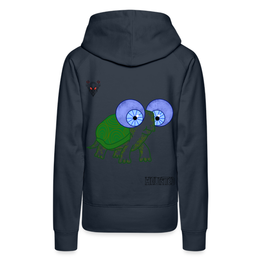 Woman Hoodie Turtle - Navy