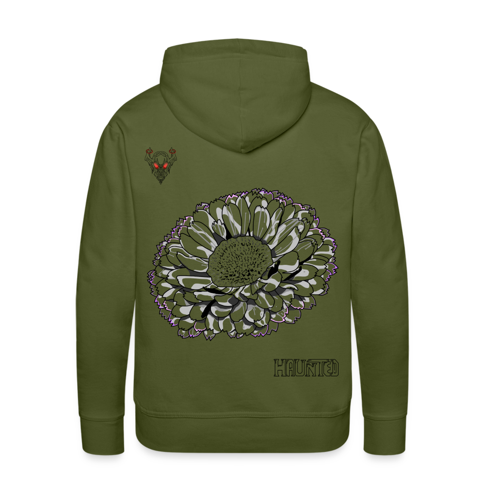 Man Hoodie Calendula - Olivgrün