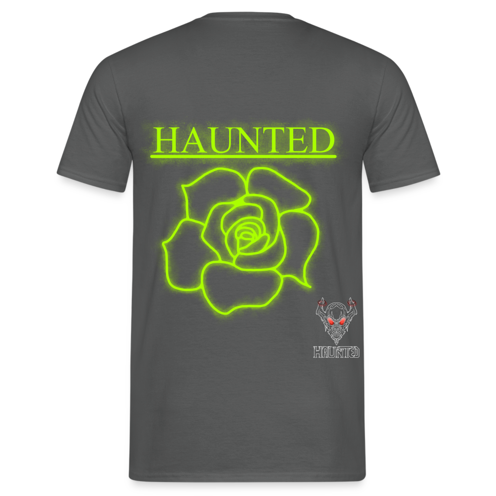 Men T-Shirt Poison Neon Rose - Anthrazit