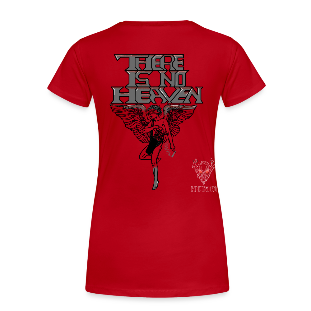 Woman T-Shirt There Is No Heaven bloody - Rot