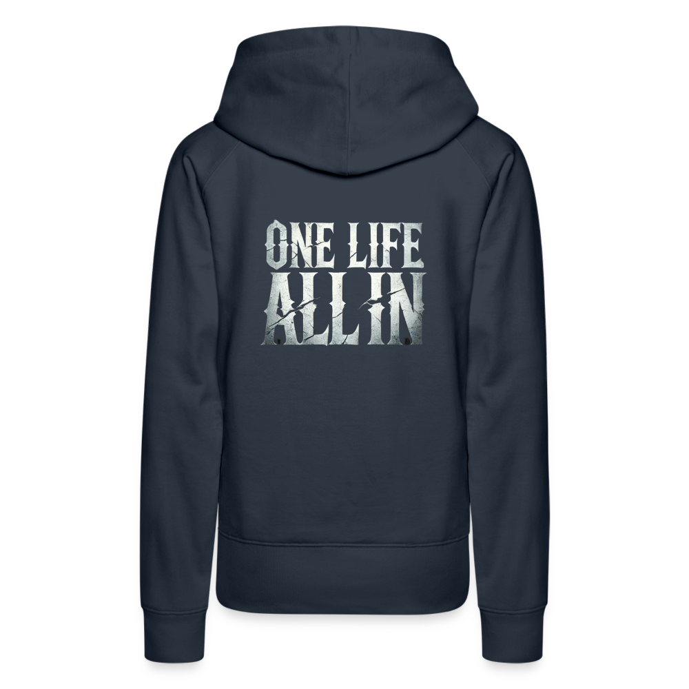Women Hoodie One Life All In - Navy