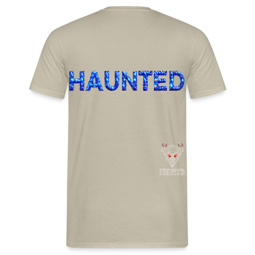 Men T-Shirt Sapphire Night Glow - Sandbeige