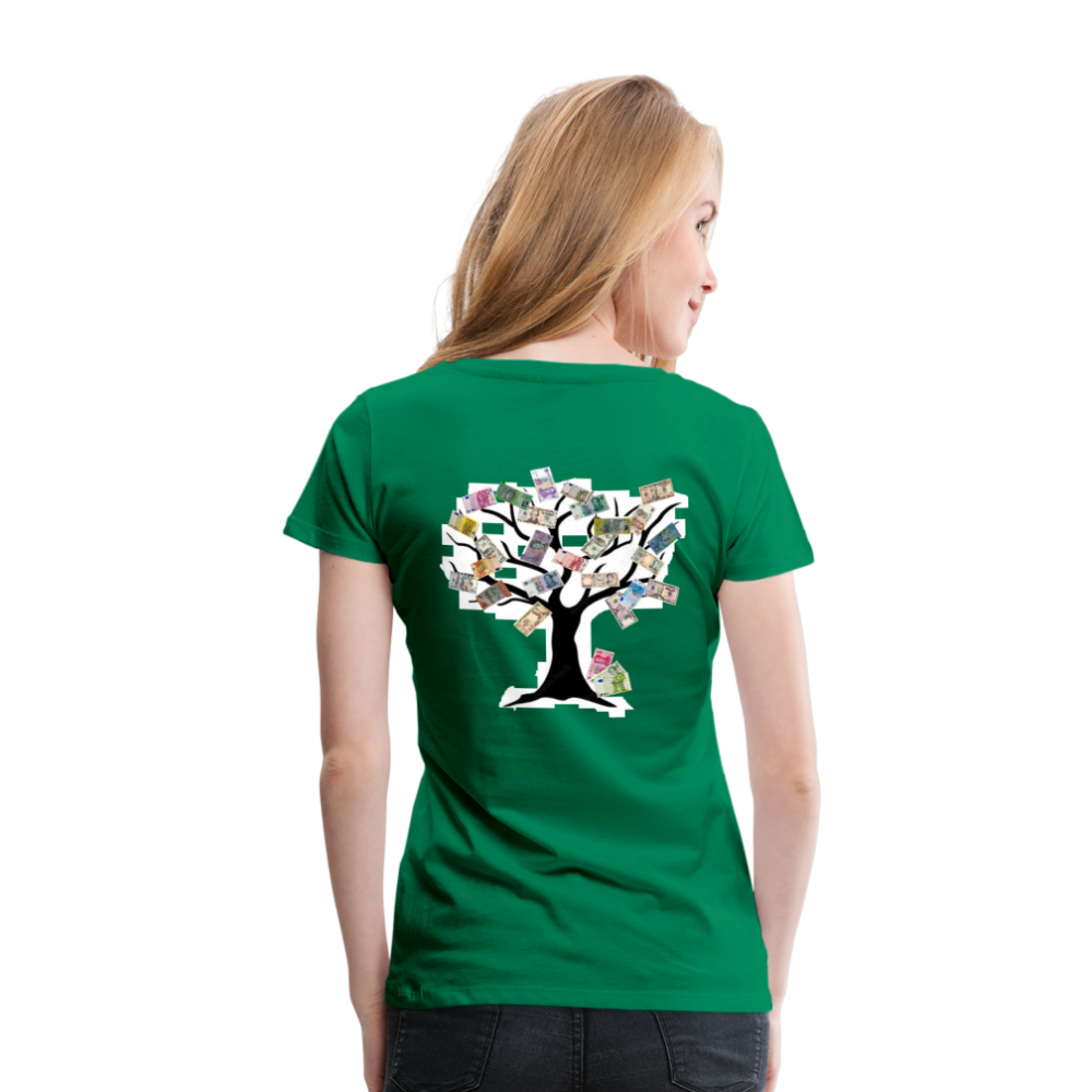 Women T-Shirt Money Tree - Kelly Green