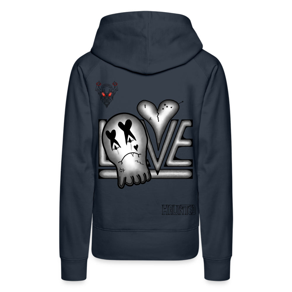 Woman Hoodie LOVE - Navy