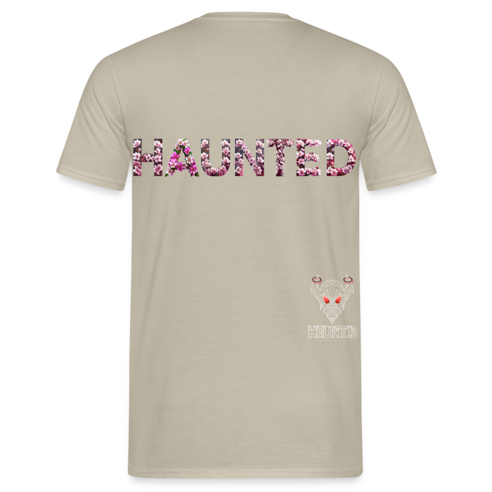 Men T-Shirt Blossom Ghost Mist - Sandbeige