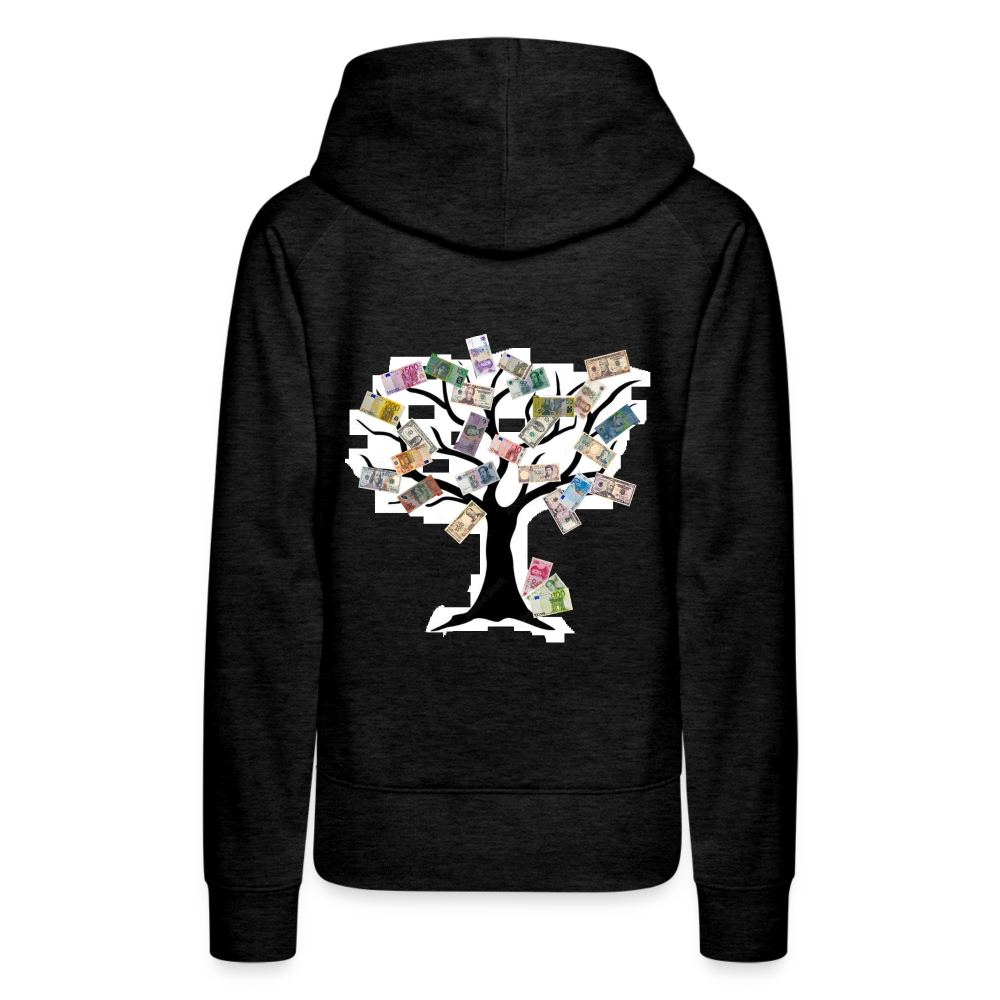 Women Hoodie Money Tree - Anthrazit