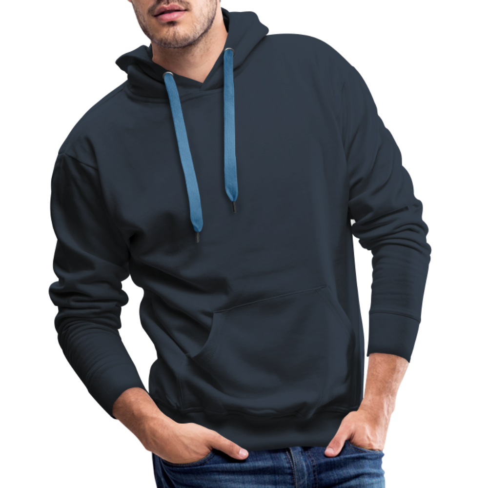Men Hoodie Waves Light - Navy