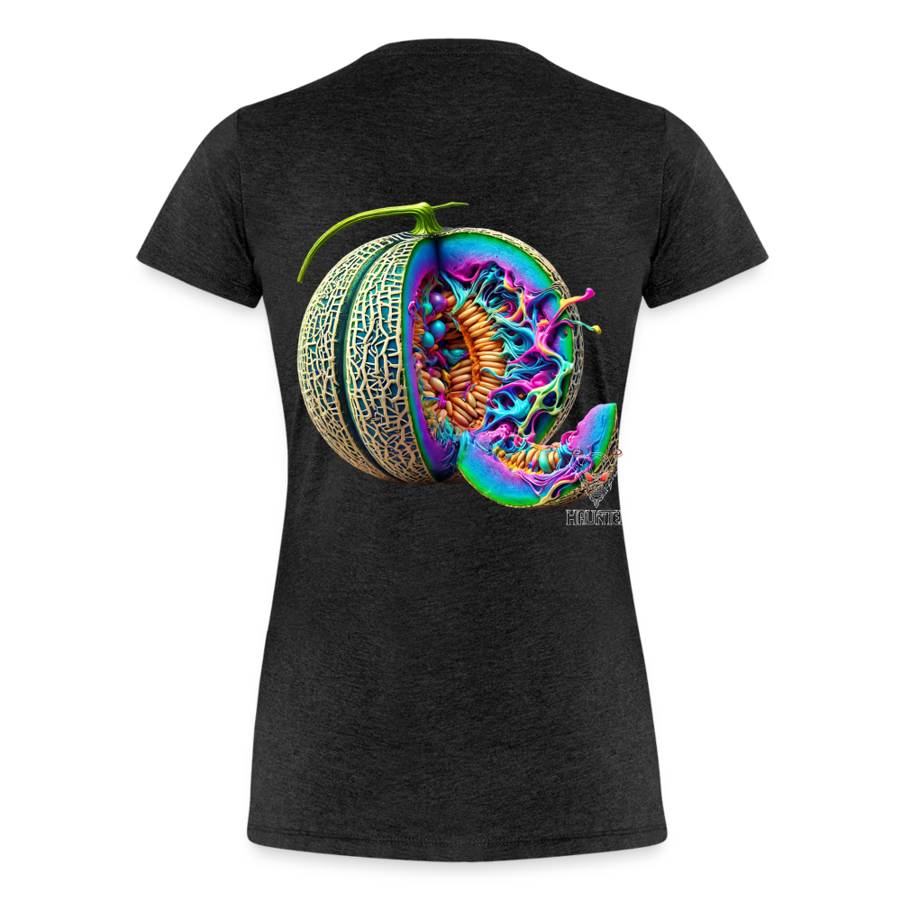 Woman T-Shirt Neon Melon Art - Anthrazit
