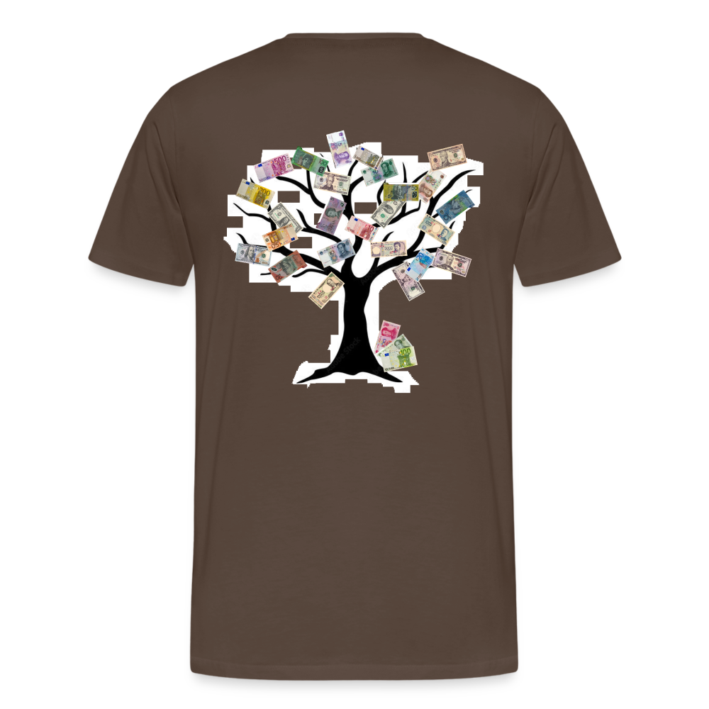 Men T-Shirt Money Tree - Edelbraun