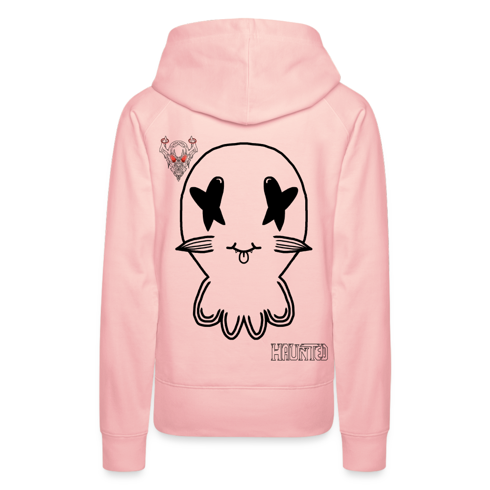 Woman Hoodie Ghost No Doodle Dark - Kristallrosa