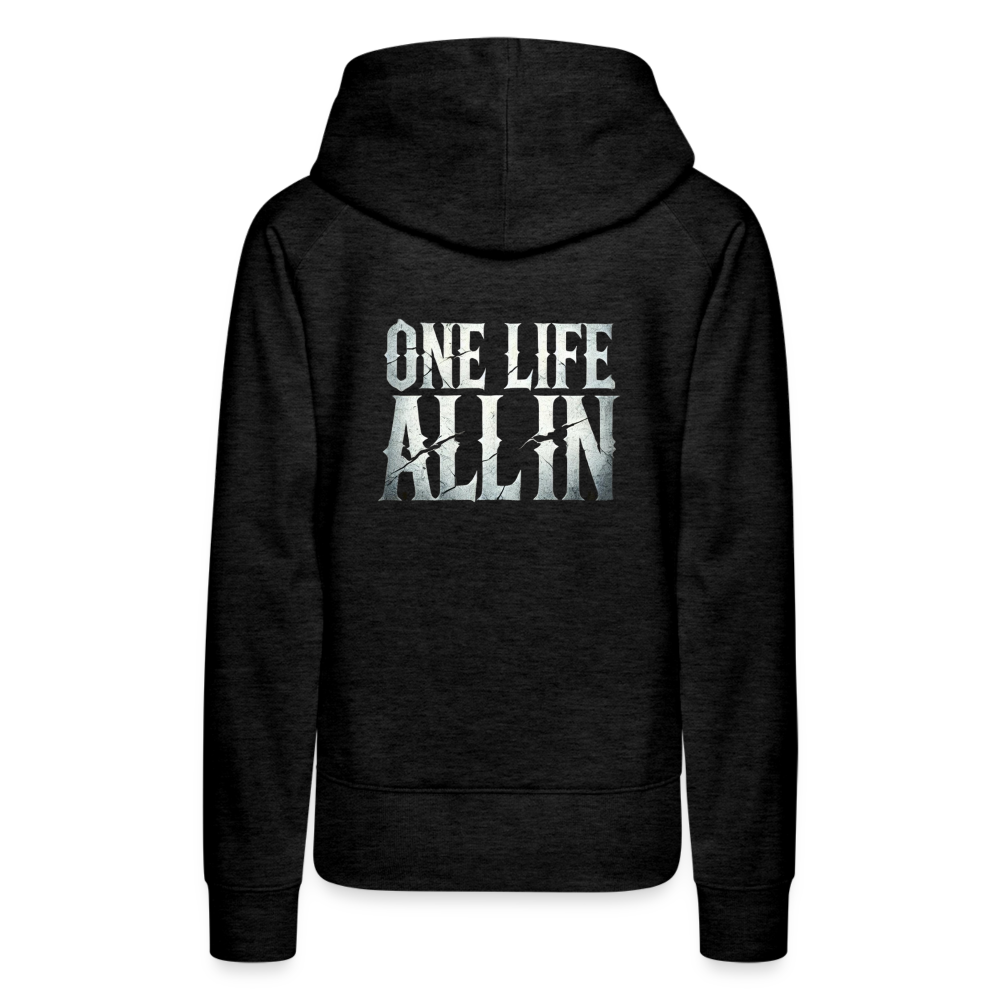Women Hoodie One Life All In - Anthrazit