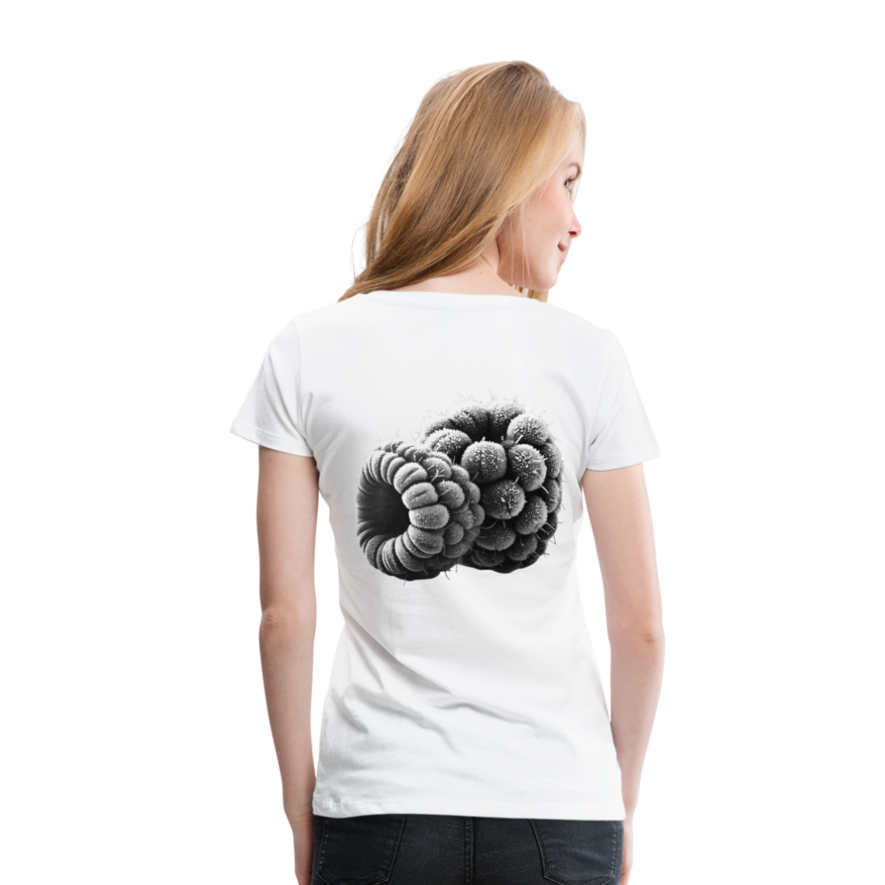 Women T-Shirt Frozen Berries - Weiß